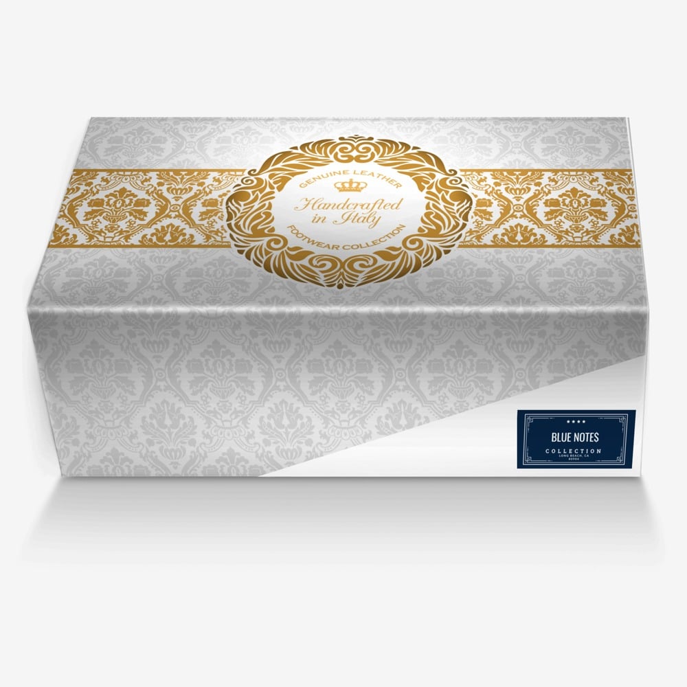 Blue Note$ custom made in Italy shoes by Taylor Made | Box view