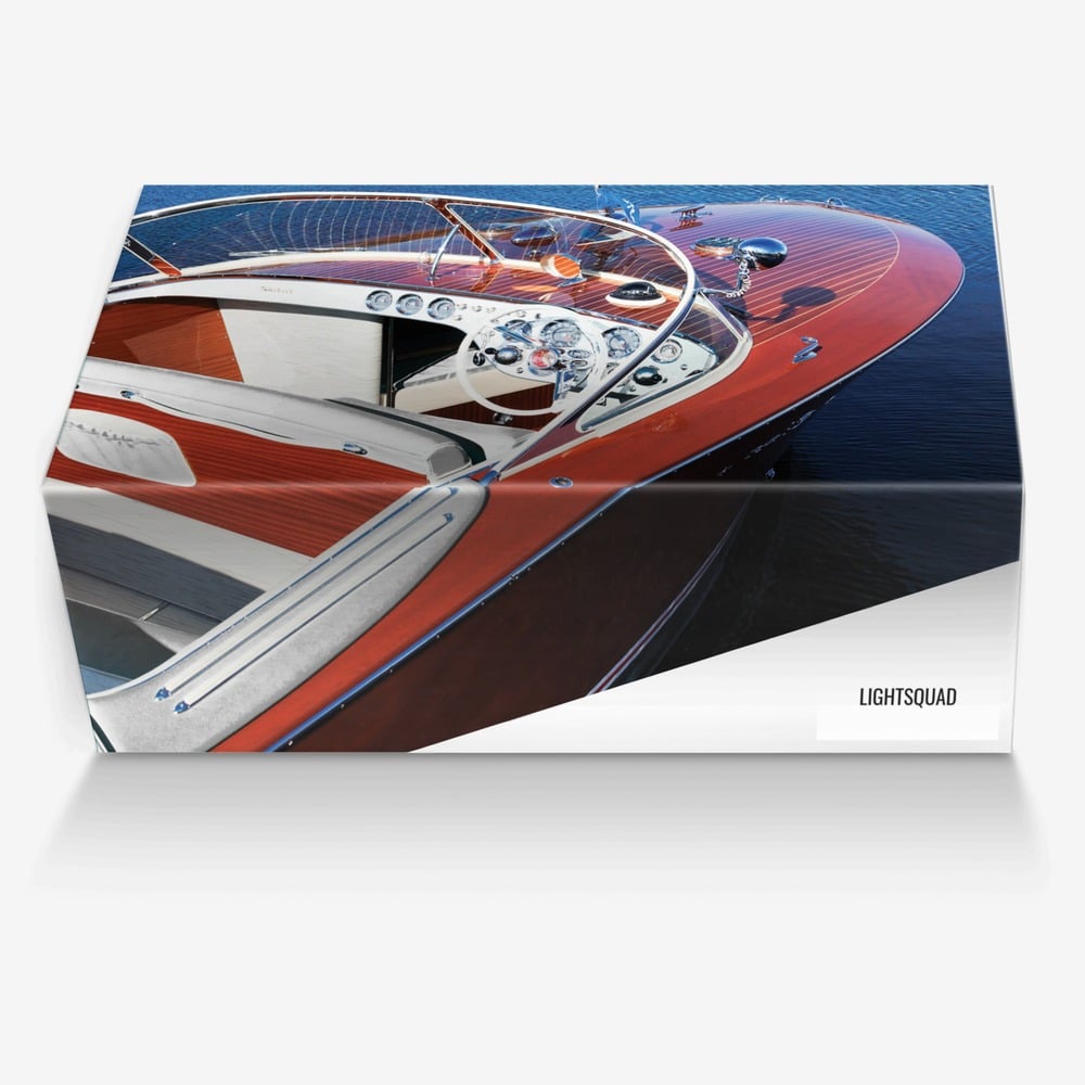 Lightsquad custom made in Italy shoes by David vandelft | Box view