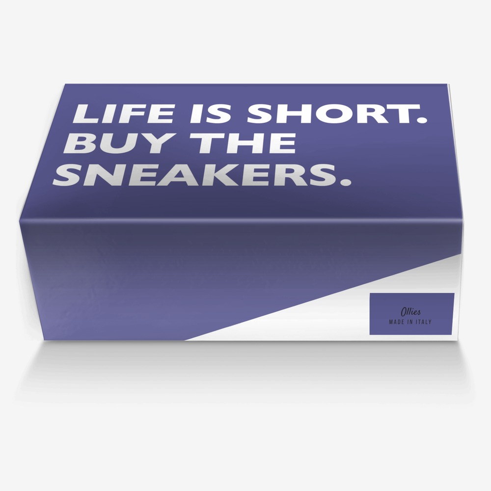 Ollies custom made in Italy shoes by Josh Walker | Box view