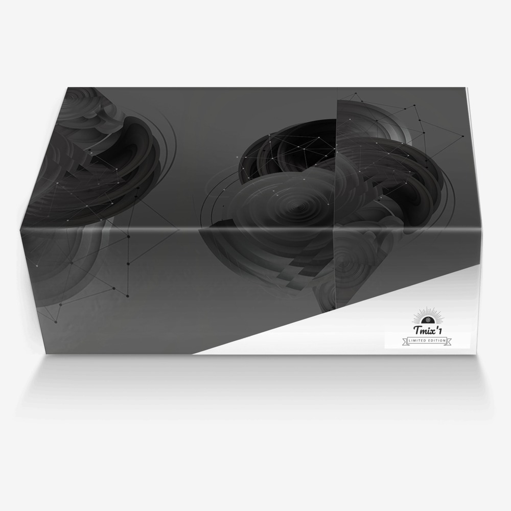 Tmix'1 custom made in Italy shoes by Montrell | Box view