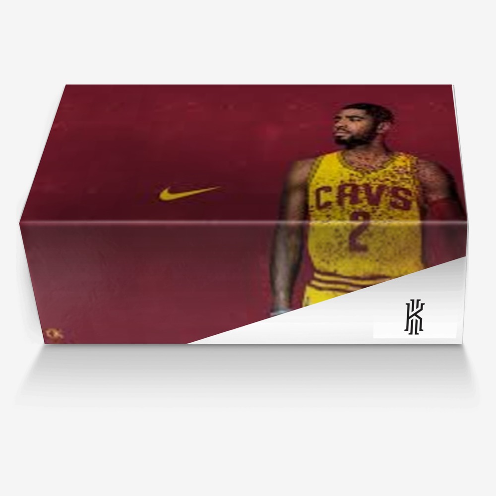 Kyrie Irving 5s custom made in Italy shoes by Sonic | Box view