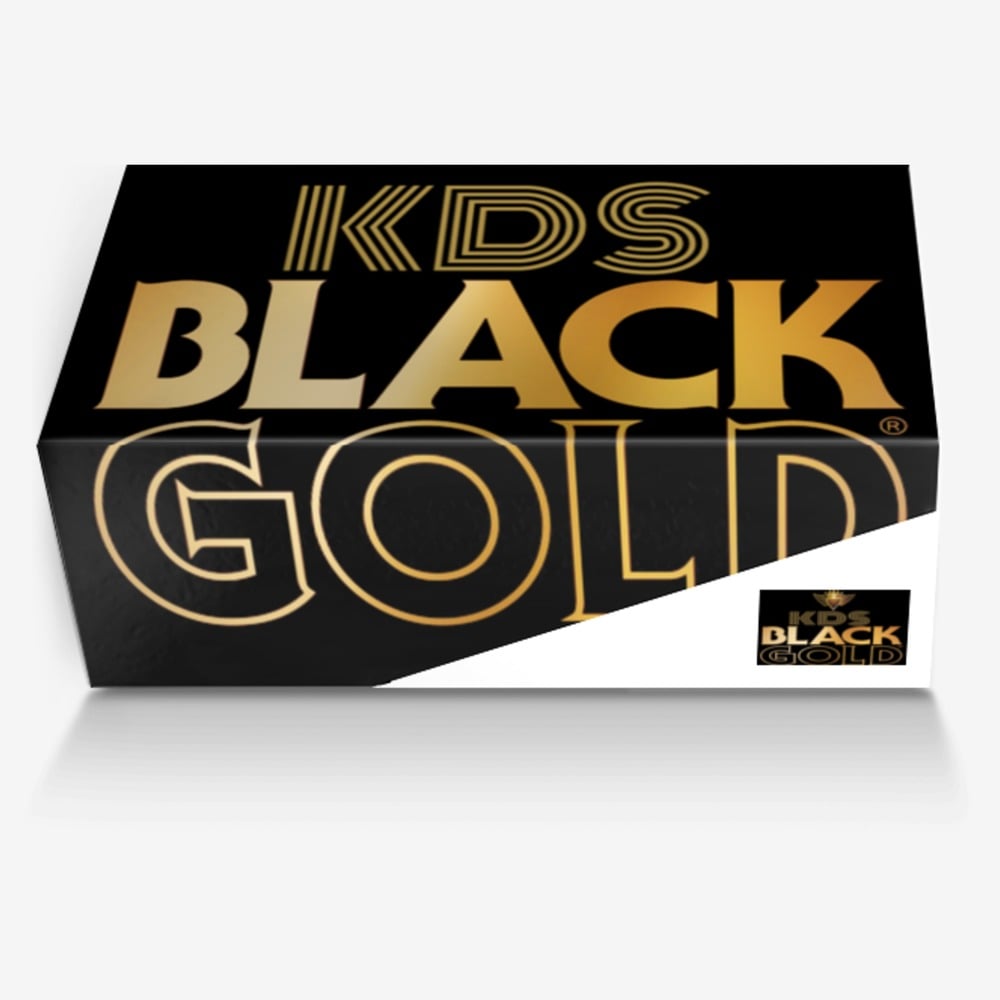 KDS BLACK GOLD custom made in Italy shoes by Koudous Sanni | Box view