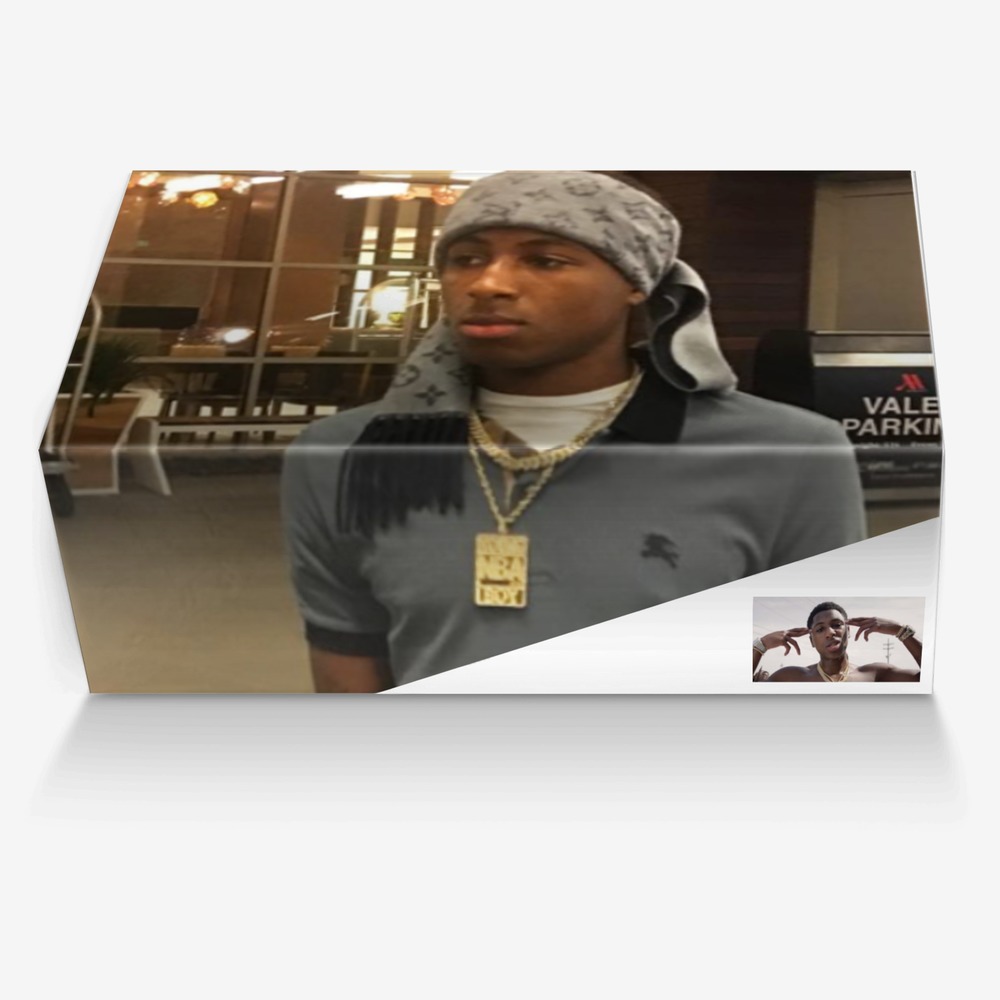  NBA youngboy's custom made in Italy shoes by Rickey Mckinney | Box view