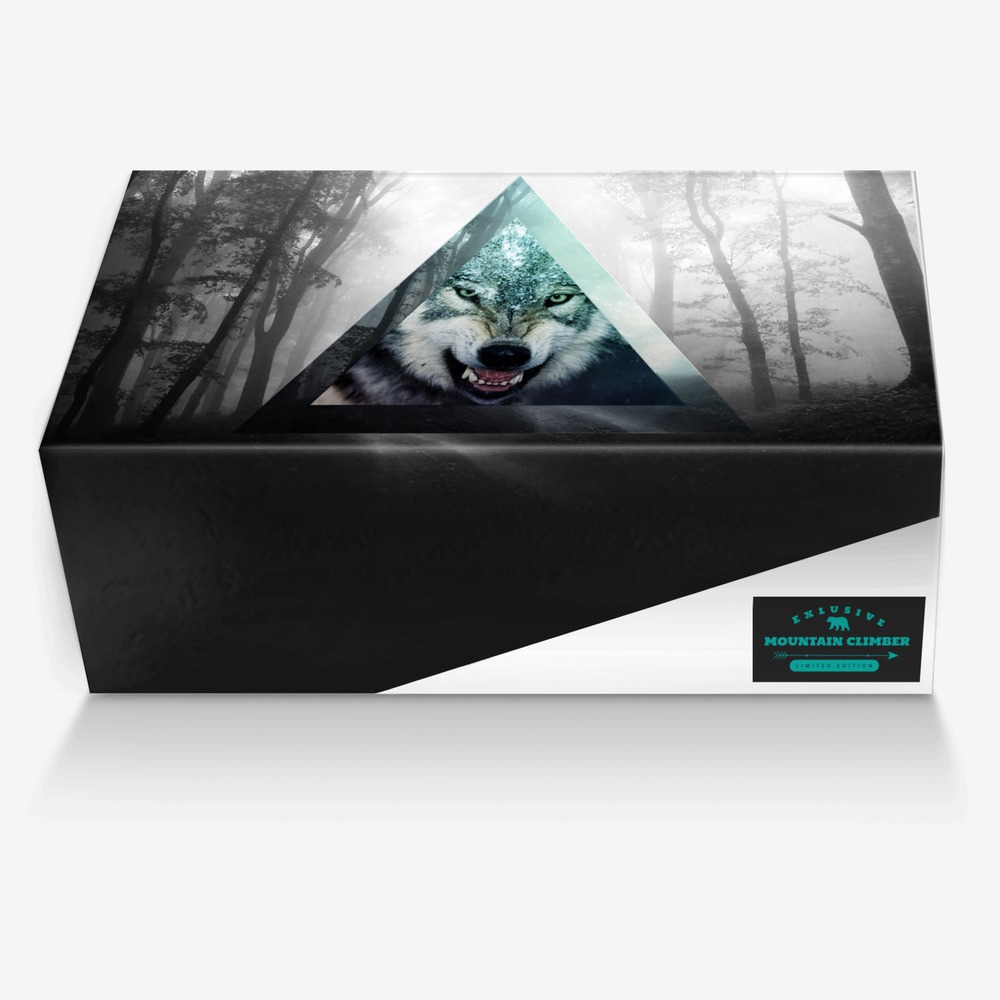 Mountain Climber custom made in Italy shoes by Josefina Wolfe | Box view