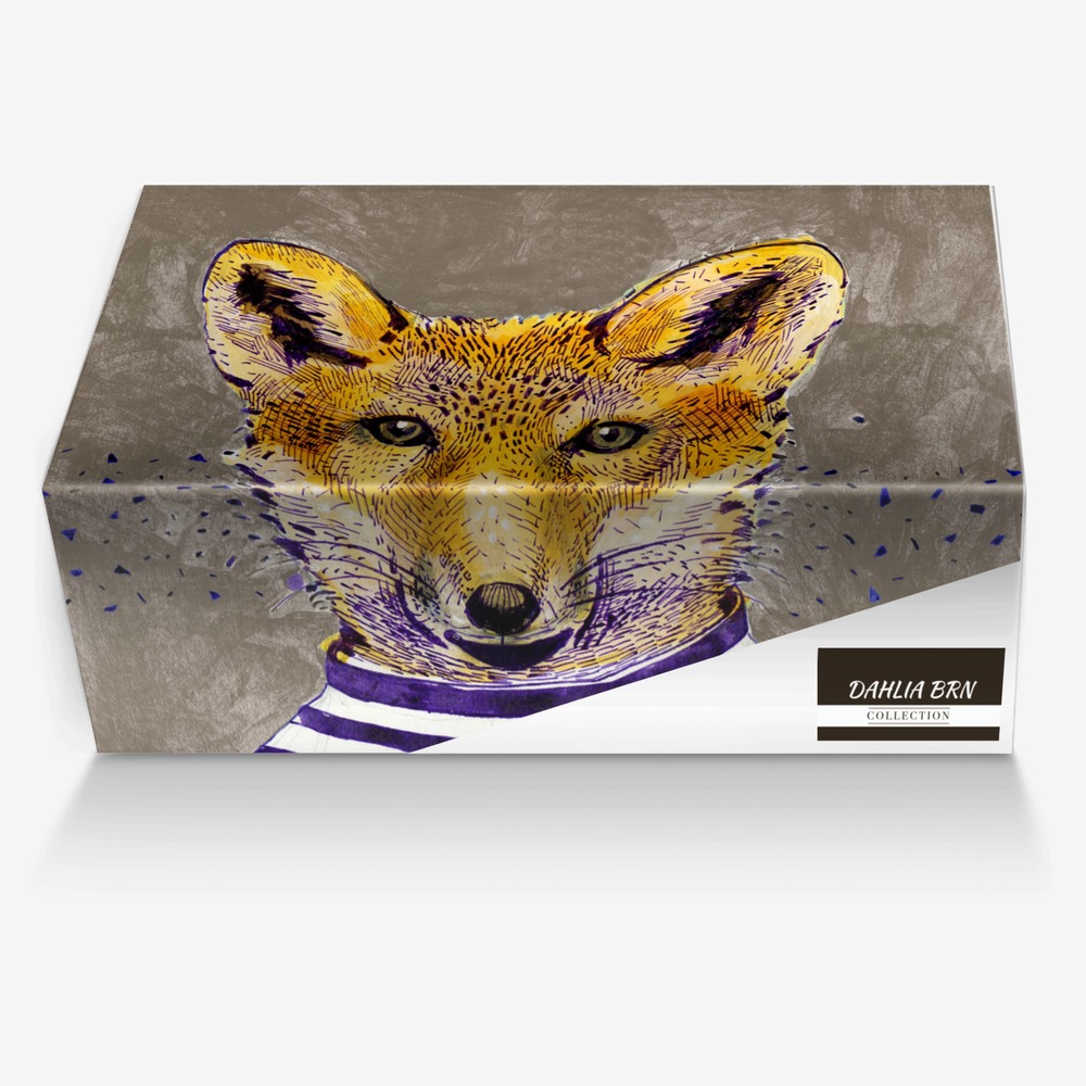 DAHLIA BRN custom made in Italy shoes by Troy Taylor | Box view