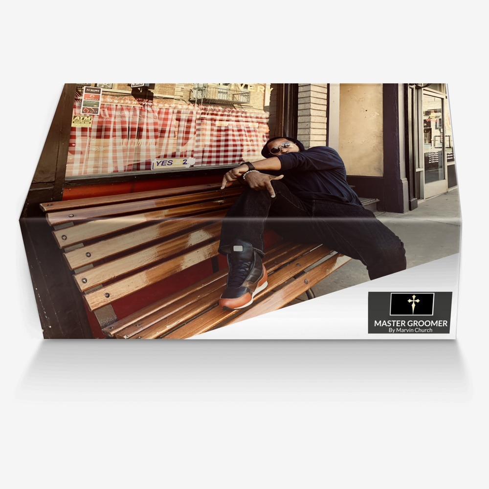 MASTER GROOMER 7  custom made in Italy shoes by Marvin Church | Box view