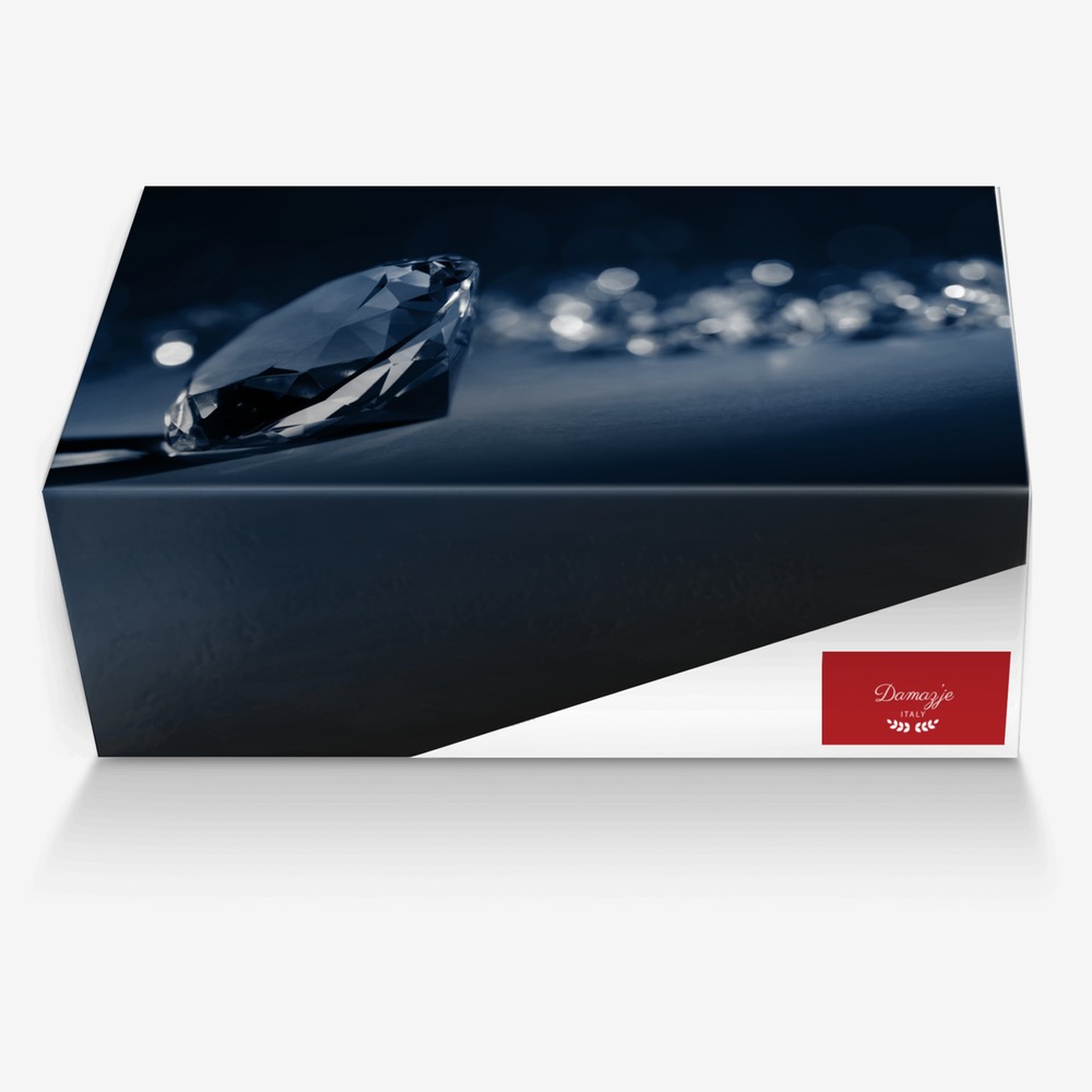 Damasked custom made in Italy shoes by Dwayne Northern | Box view