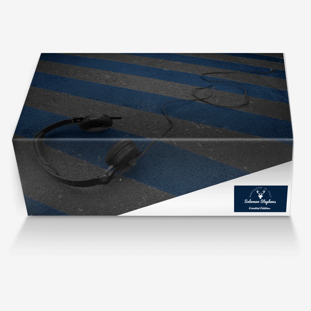 Solomon Stephens custom made in Italy shoes by Ed Robins | Box view