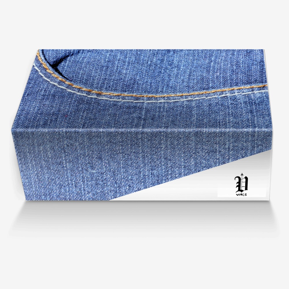 vics jeans custom made in Italy shoes by Brayden Murphy | Box view