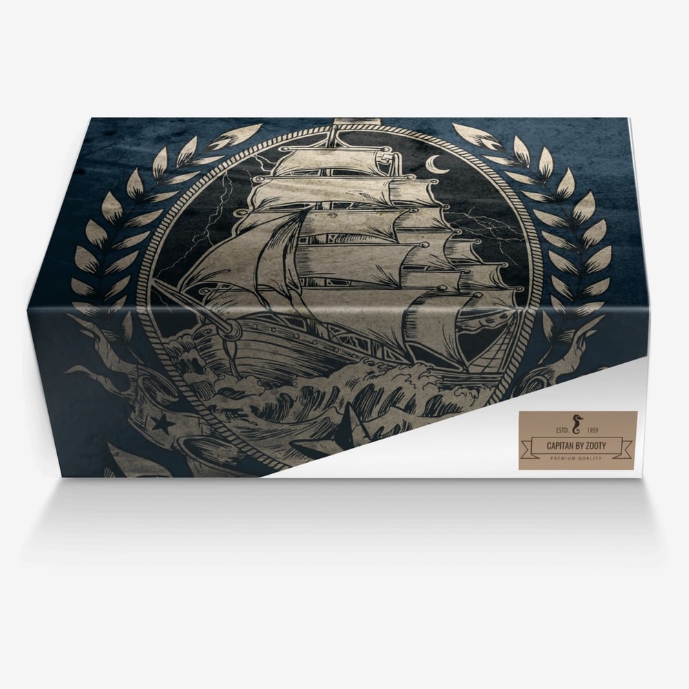 Capitan by Zooty custom made in Italy shoes by Sean Davis | Box view