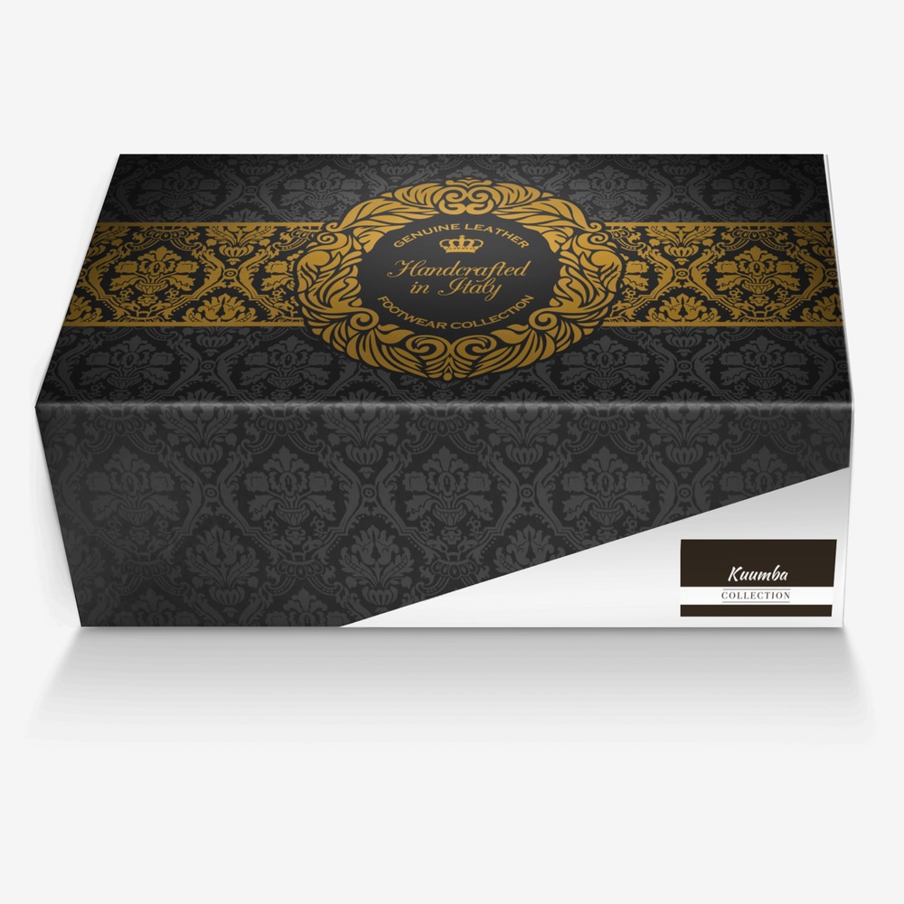 Kuumba custom made in Italy shoes by Chris Tyrell | Box view