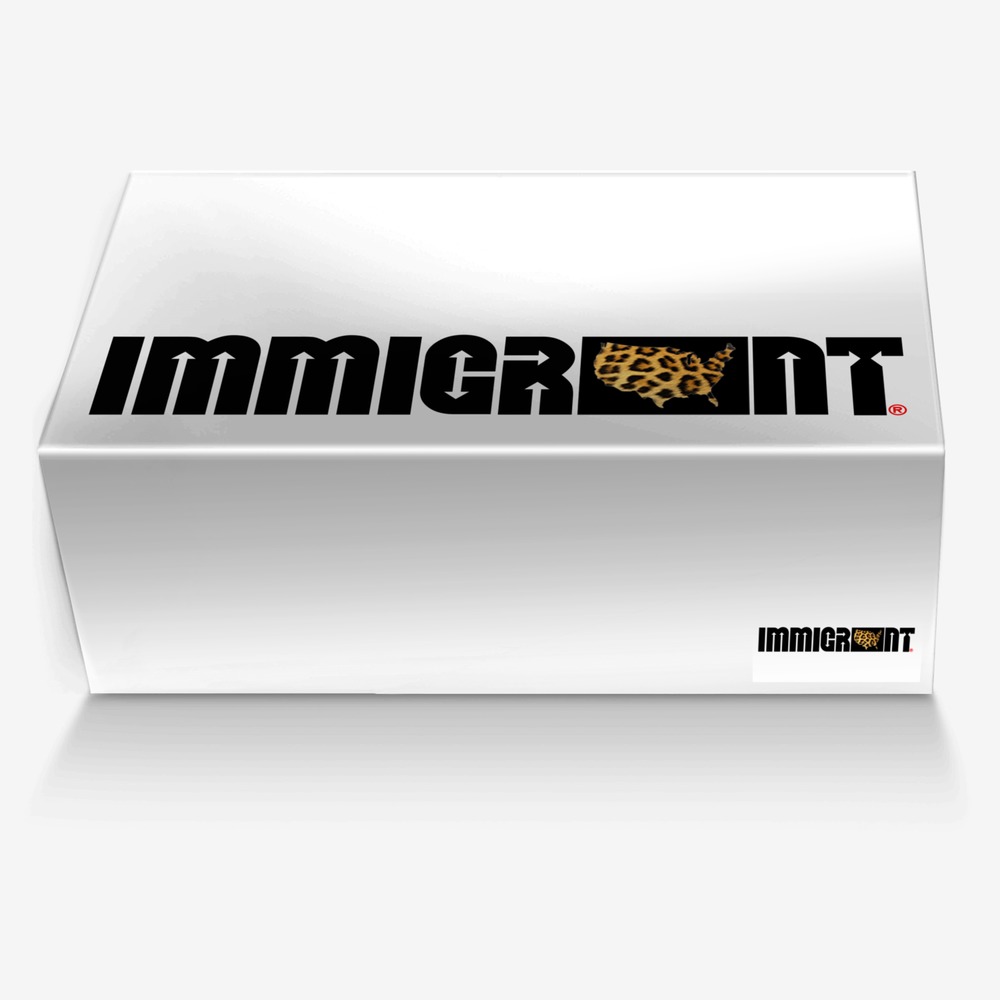 Immigrant Apparel custom made in Italy shoes by Betty Penate | Box view
