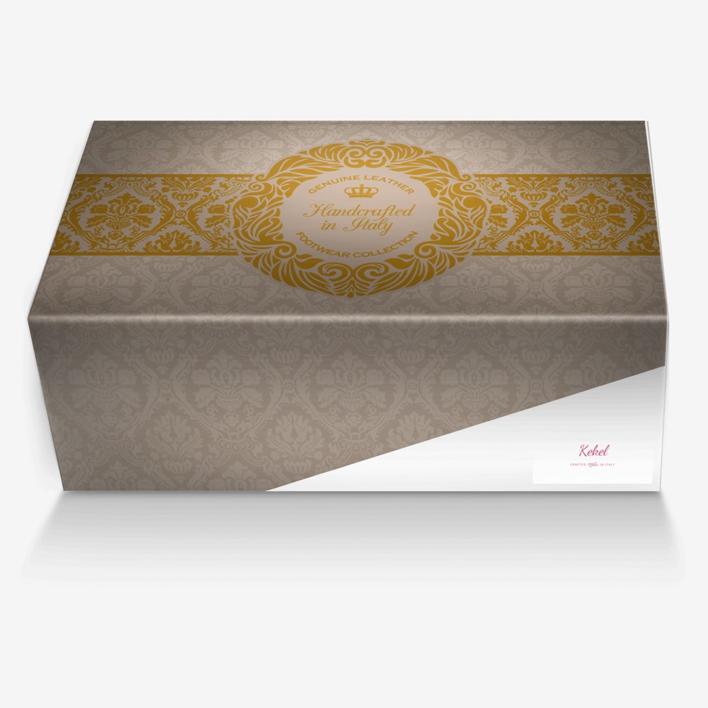 Kekel custom made in Italy shoes by Kerry Ann Lambie | Box view