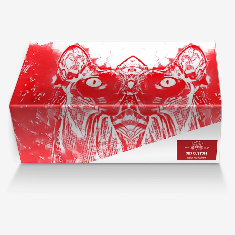 $B$ CU$TOM custom made in Italy shoes by Sacha Raeburn | Box view