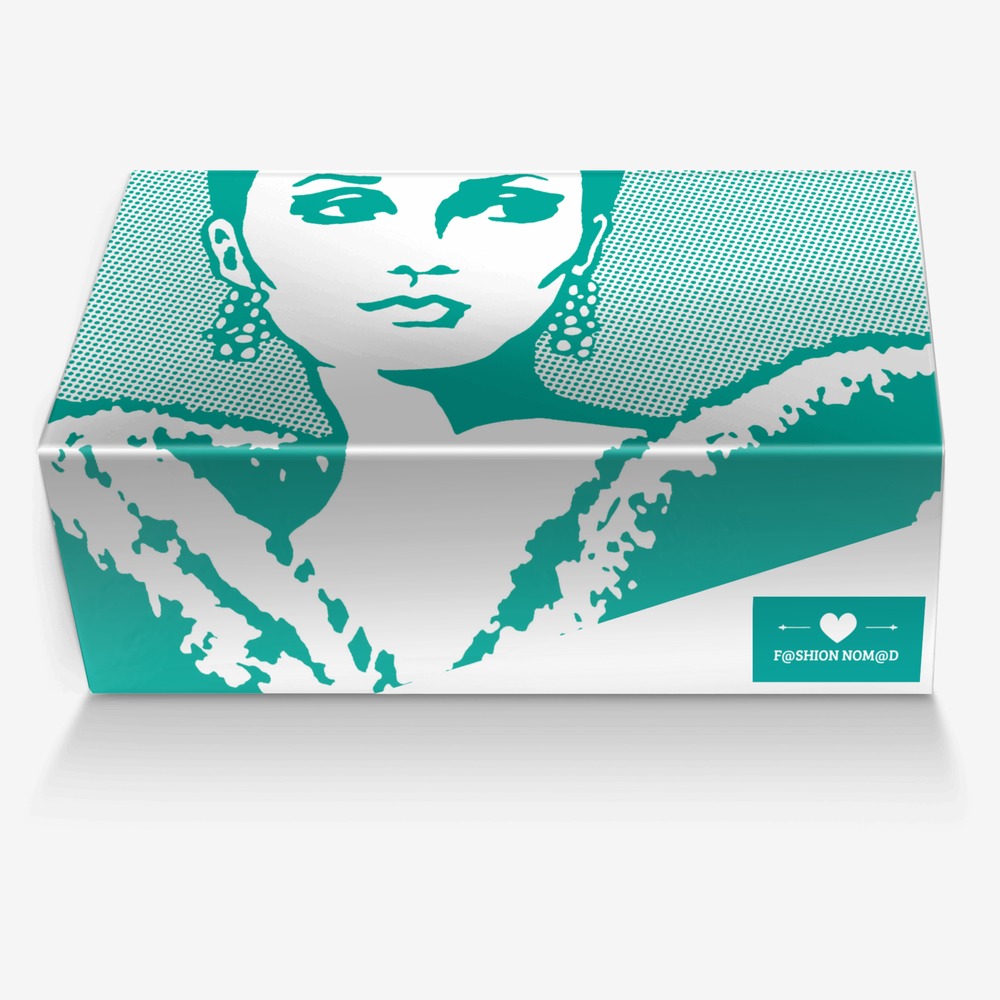 Roxy custom made in Italy shoes by Allison Brewer | Box view