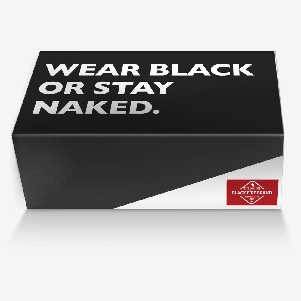 Black Fire Brand custom made in Italy shoes by Black Fire Brand | Box view