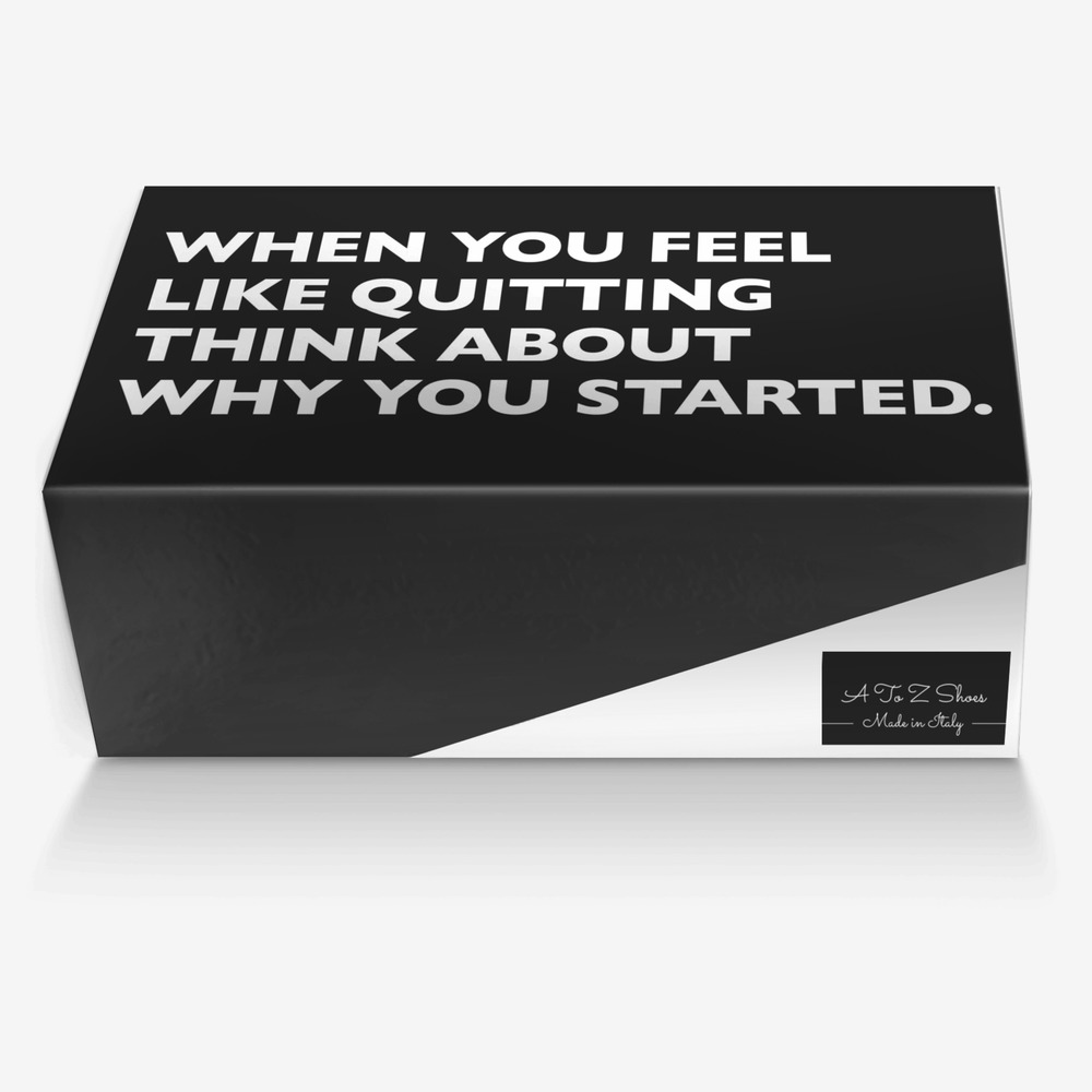 A To Z Shoes custom made in Italy shoes by Kaitlyn Antoniewicz | Box view