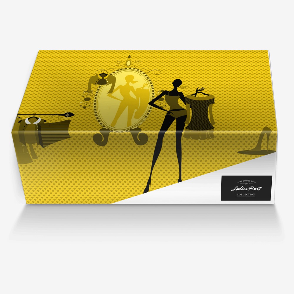 Ladies First custom made in Italy shoes by Christina Sanders | Box view