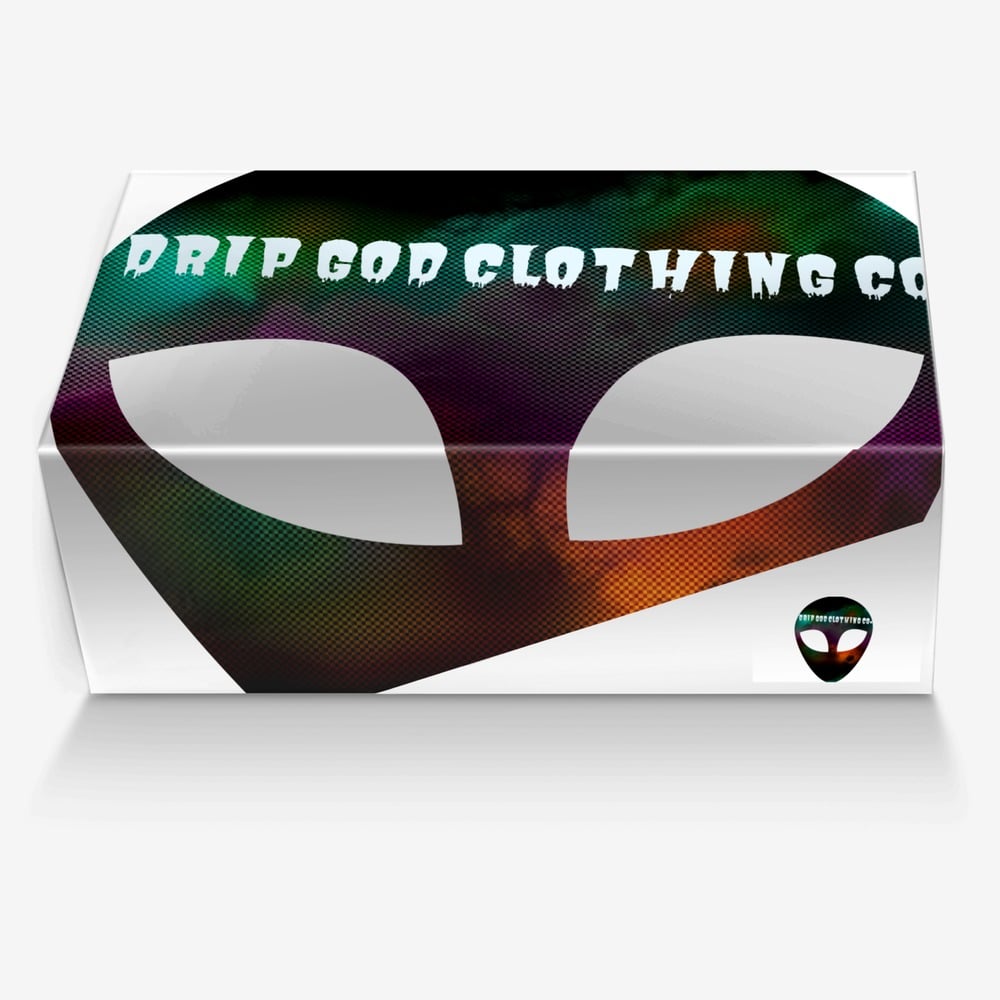 Drip Gods custom made in Italy shoes by Andrew Mcguire | Box view