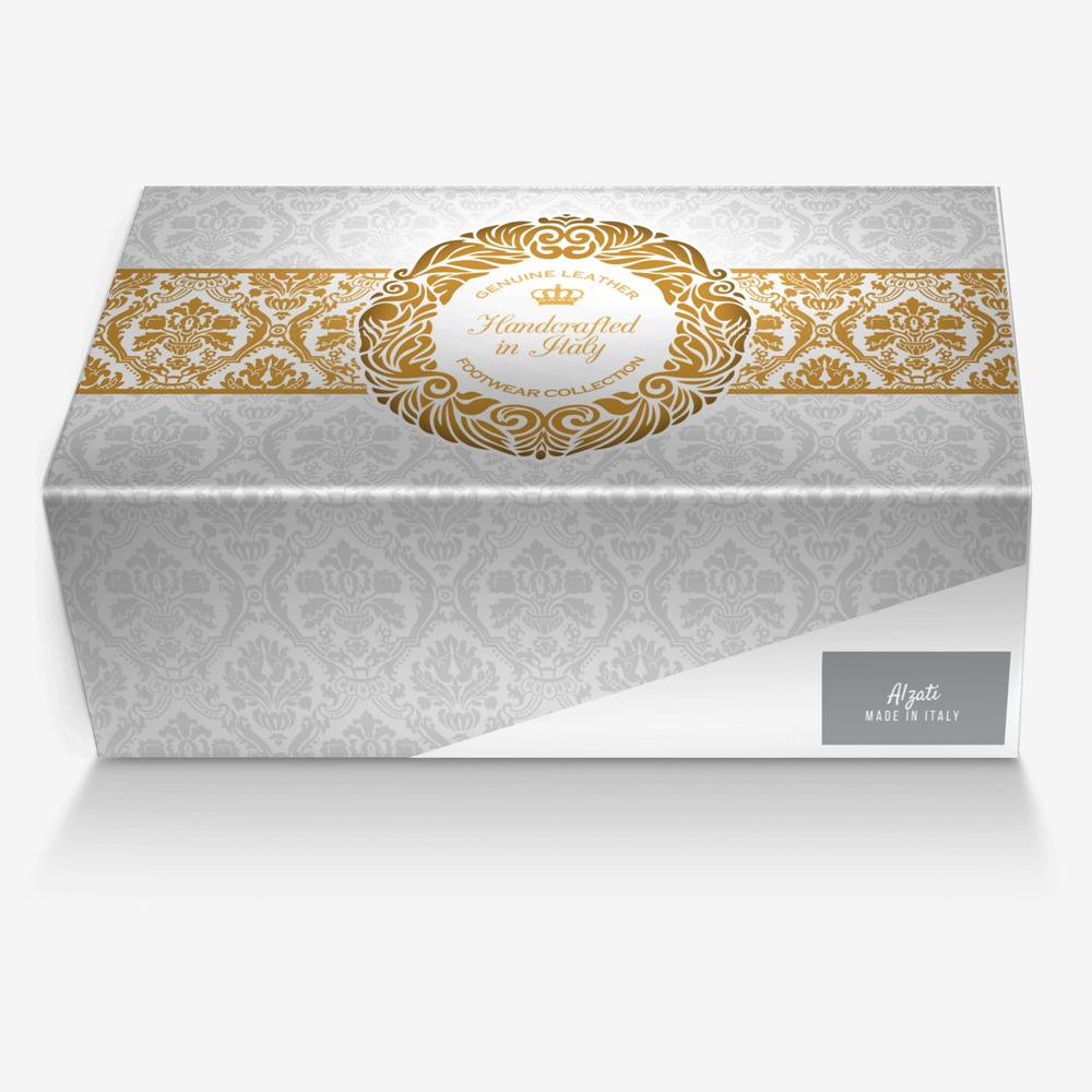 Alzati custom made in Italy shoes by Mycahasiah Carter | Box view
