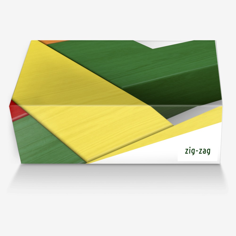 zig-zag custom made in Italy shoes by Nevena Tri | Box view