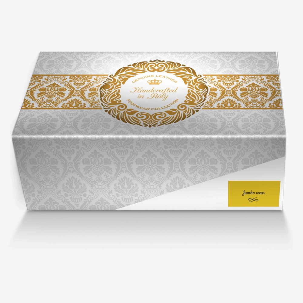 Jumbo wear custom made in Italy shoes by Peter Udu | Box view