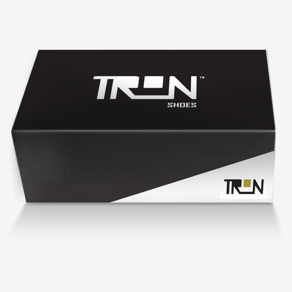 Tron Shoes custom made in Italy shoes by Jessica Weatherford | Box view