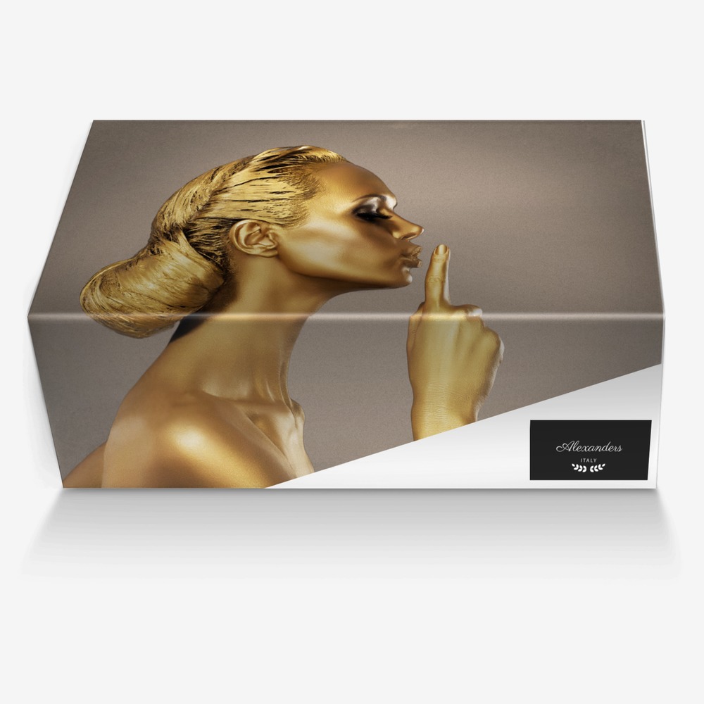 Alexanders custom made in Italy shoes by Darius Alexander | Box view