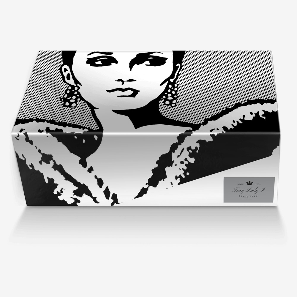 Foxy Lady I custom made in Italy shoes by Edward Maddox | Box view