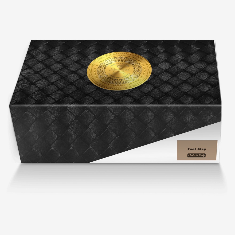 Foot Step custom made in Italy shoes by Nabil Raiyan | Box view