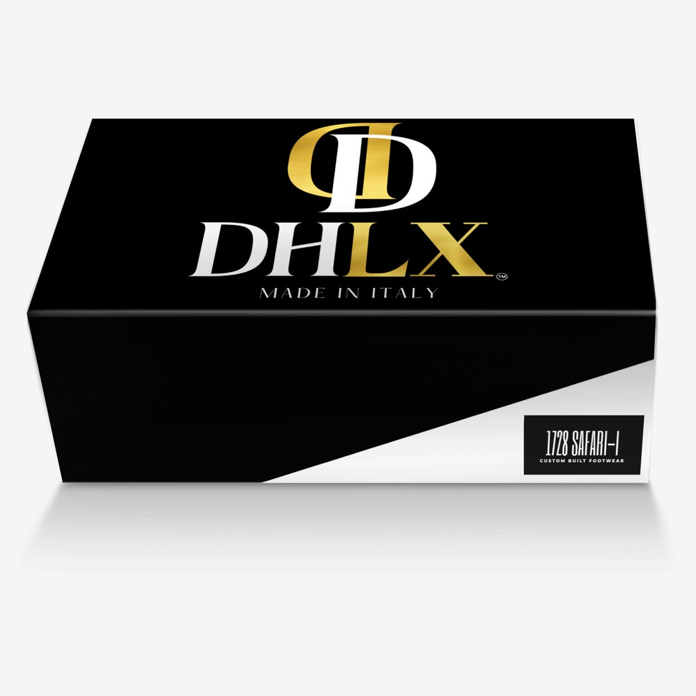 1728 SAFARI EDT custom made in Italy shoes by Dh Luxe | Box view