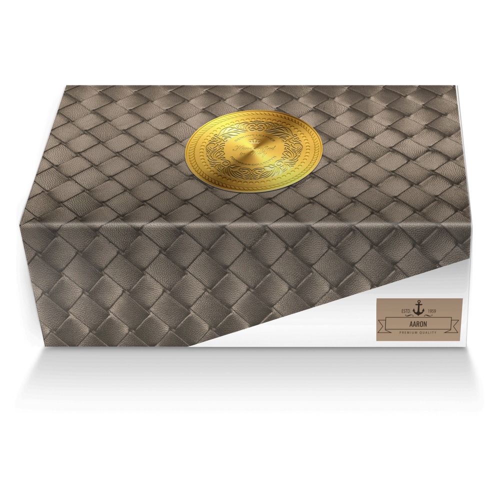 Aaron custom made shoe box Aaron artisan made in Italy shoes by Sarastine Richey
