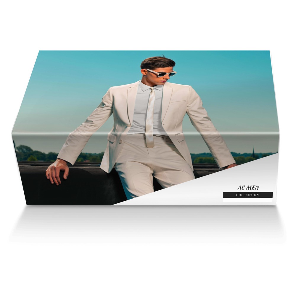 AC MEN custom made shoe box AC MEN artisan made in Italy shoes by Km Brand