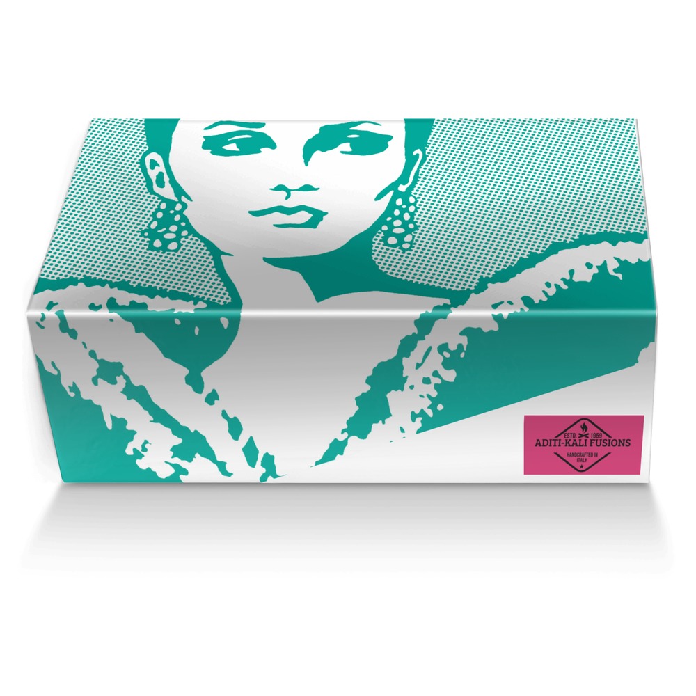 Aditi-Kali Fusions custom made shoe box Aditi-Kali Fusions artisan made in Italy shoes by Aditi-kali Of Wonkey Donkey Bazaar