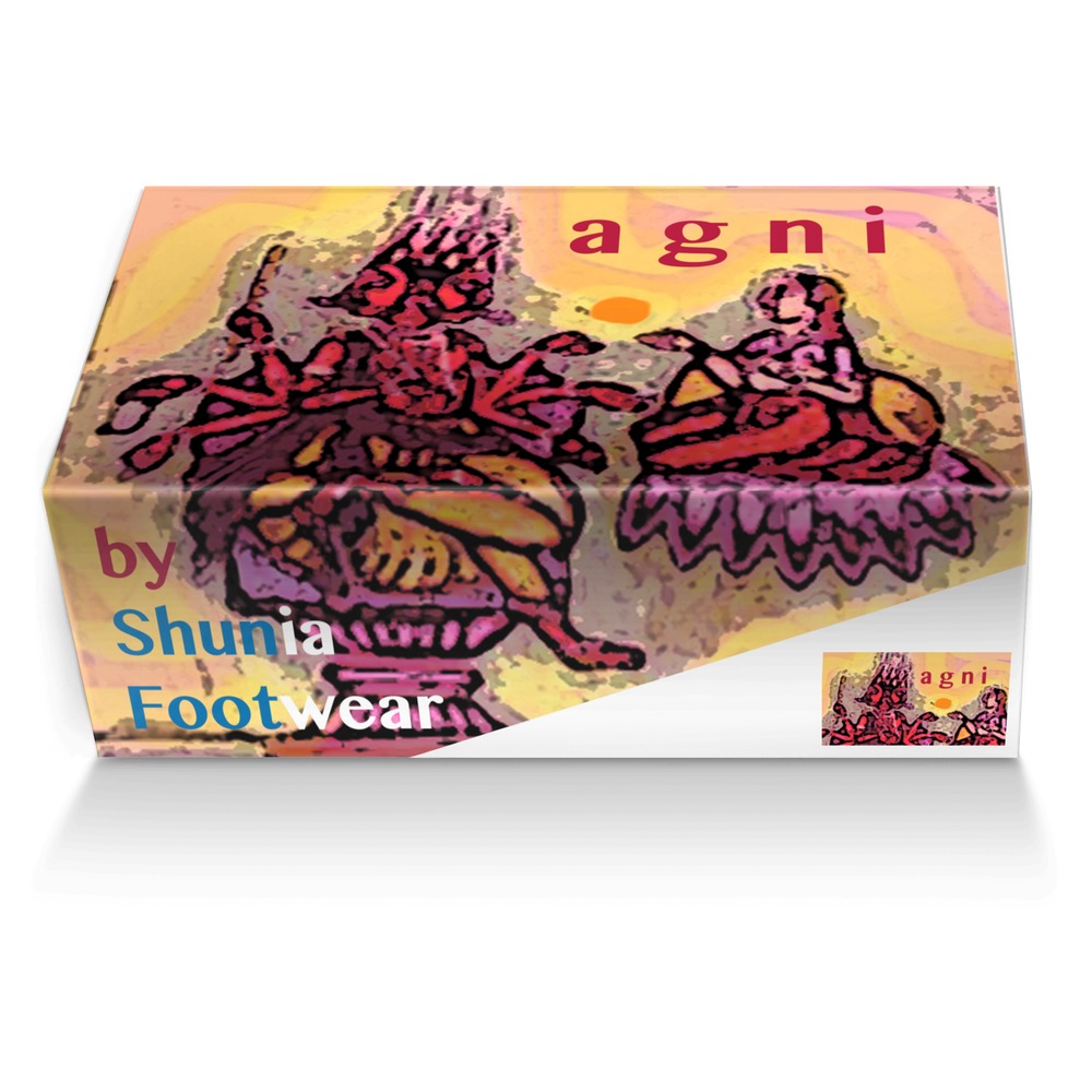 AGNI custom made shoe box AGNI artisan made in Italy shoes by Raghubir