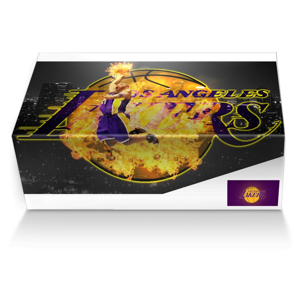 AJ4 LAKERS custom made shoe box AJ4 LAKERS artisan made in Italy shoes by Ezekiel
