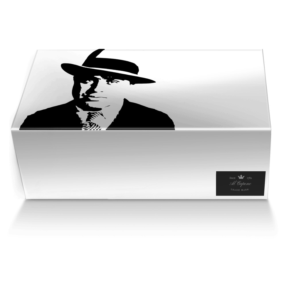 Al Capone custom made shoe box Al Capone artisan made in Italy shoes by Claudia Sandoval