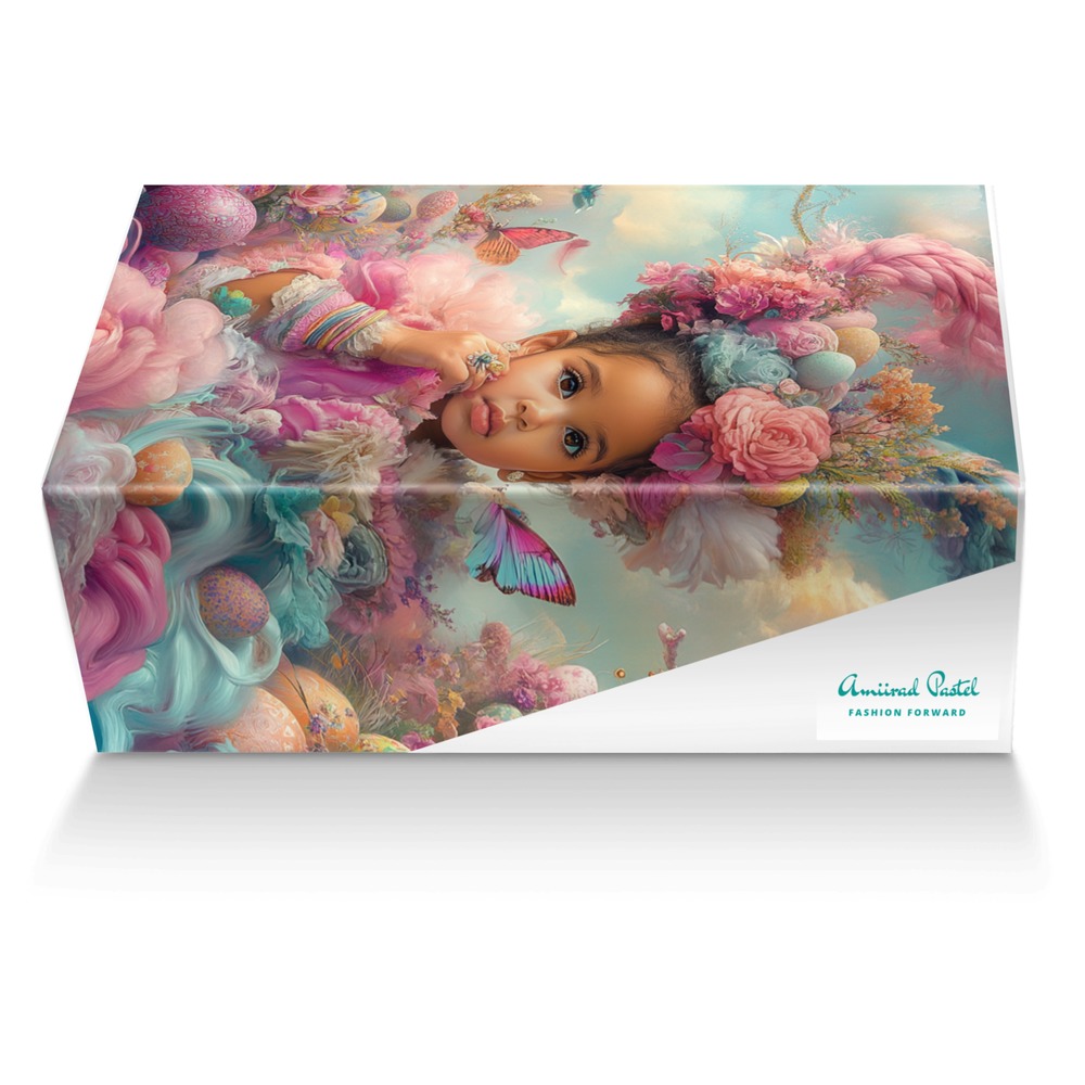 Amiirad Pastel custom made shoe box Amiirad Pastel artisan made in Italy shoes by Selena A Razo Bell