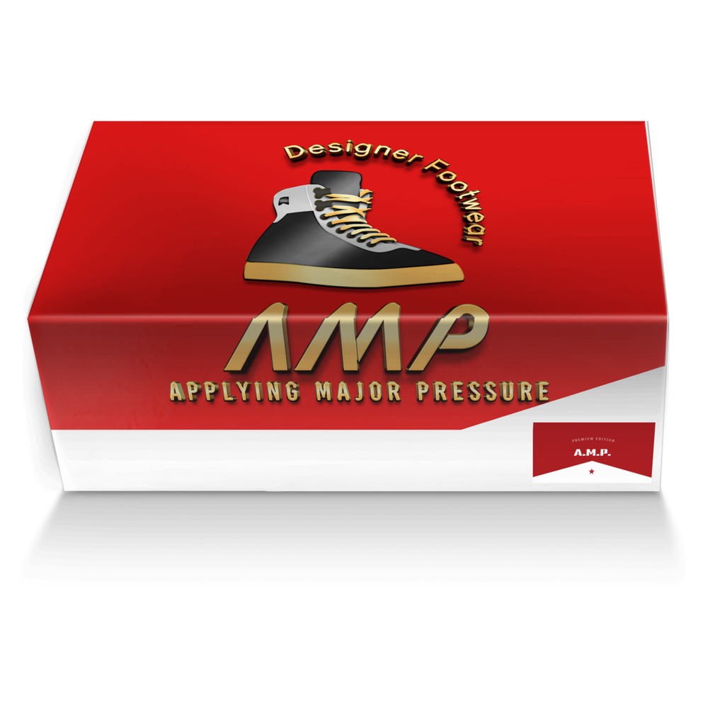 A.M.P. custom made shoe box A.M.P. artisan made in Italy shoes by 1080 P