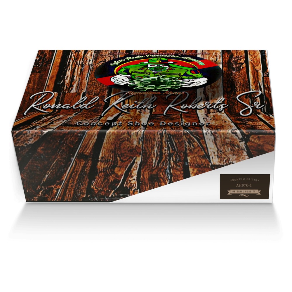 AR670-1 custom made shoe box AR670-1 artisan made in Italy shoes by Ronald Roberts