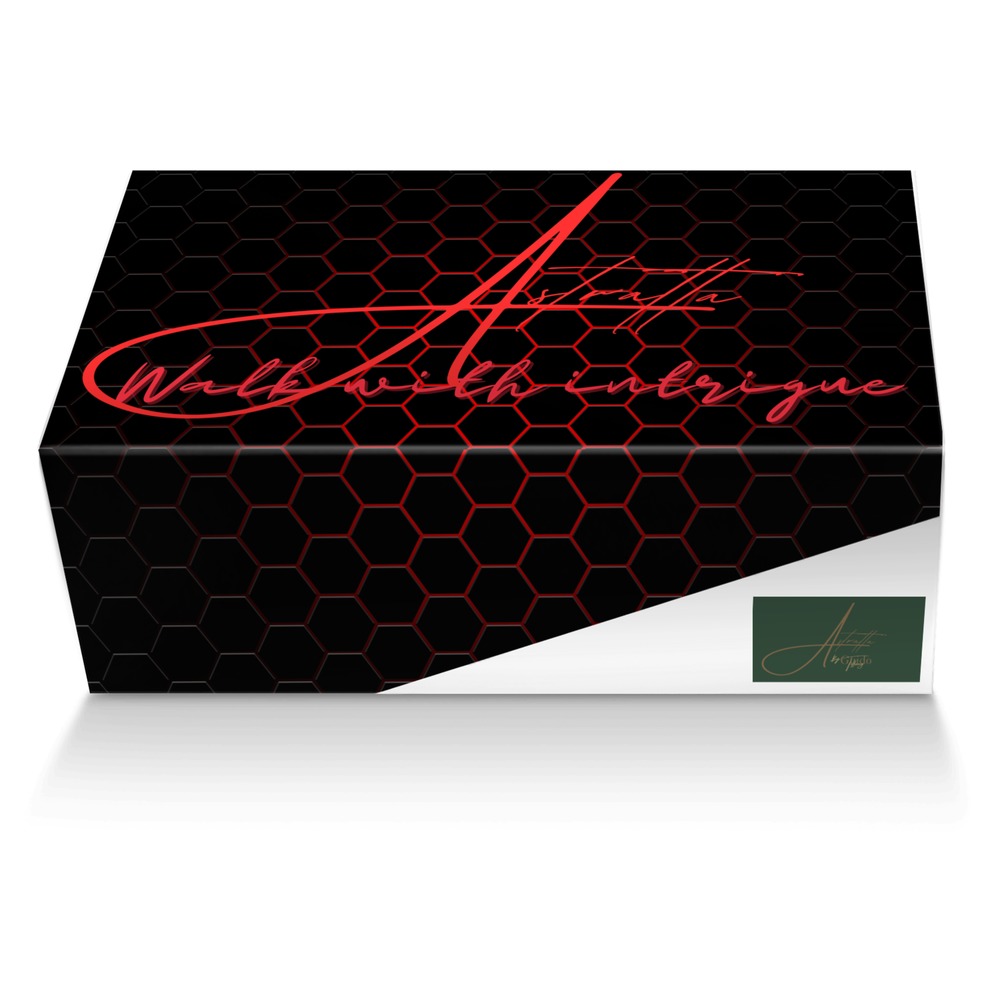 Astratta custom made shoe box Astratta artisan made in Italy shoes by Tiffany Guido