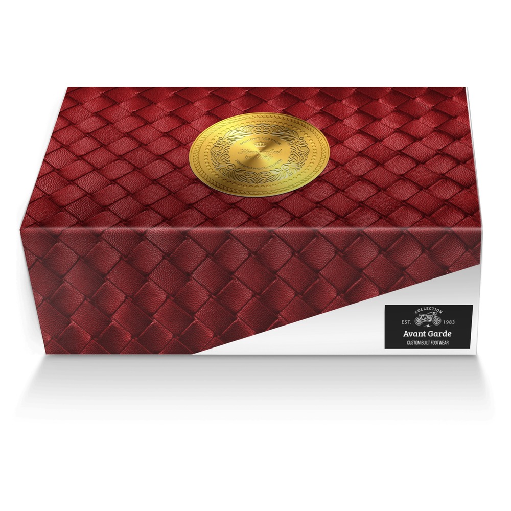 Avant Garde custom made shoe box Avant Garde artisan made in Italy shoes by Denise Dy-prieto