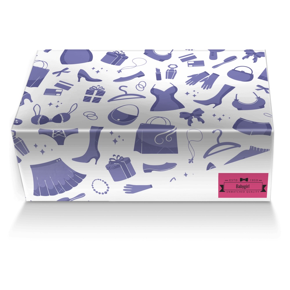 Babygirl custom made shoe box Babygirl artisan made in Italy shoes by Jaelyn Givens