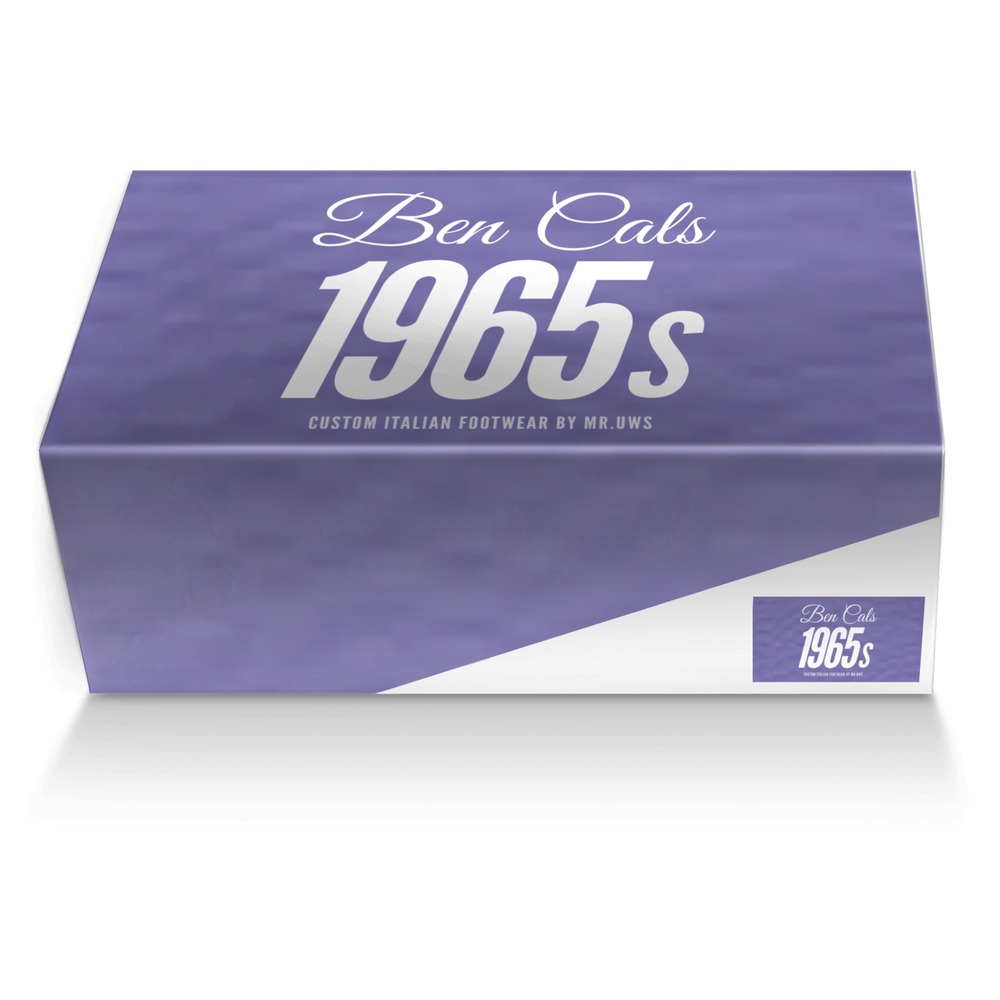 Ben Cals 1965s custom made shoe box Ben Cals 1965s artisan made in Italy shoes by Urbanwallstreet Earl