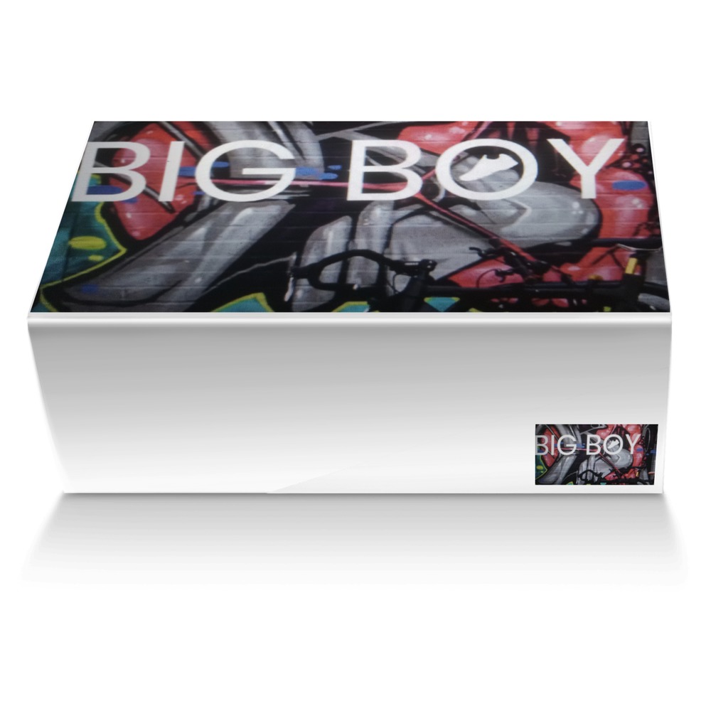 Big Boy Sneaker custom made shoe box Big Boy Sneaker artisan made in Italy shoes by Sher-vawn Robinson