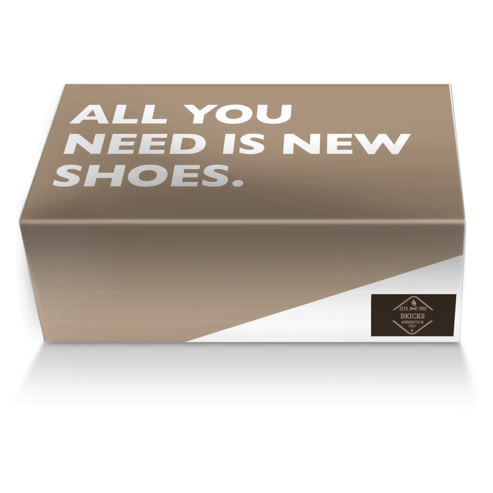 BKICKS custom made shoe box BKICKS artisan made in Italy shoes by Bailey Owens