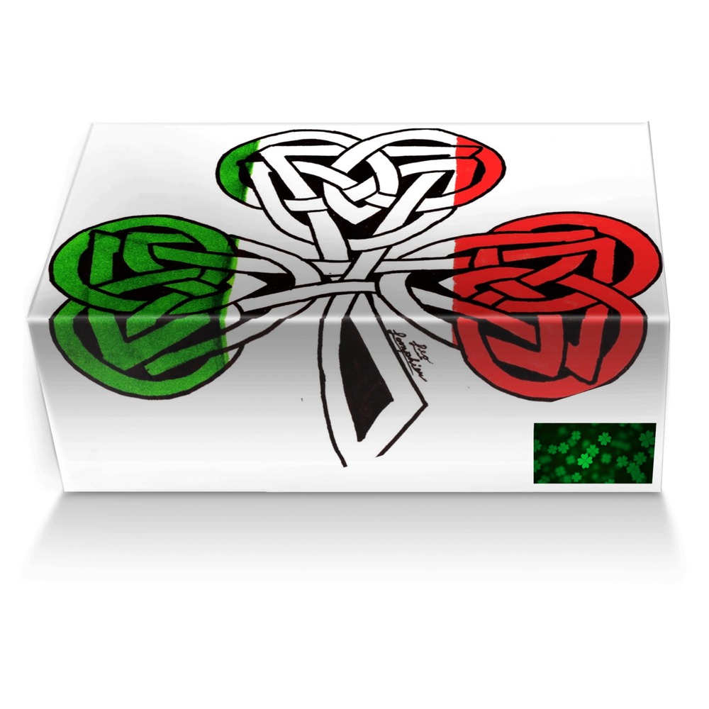Black Clovers custom made shoe box Black Clovers artisan made in Italy shoes by Punk Dakidd
