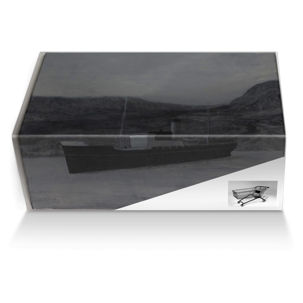 Black trolly custom made shoe box Black trolly artisan made in Italy shoes by Carson White