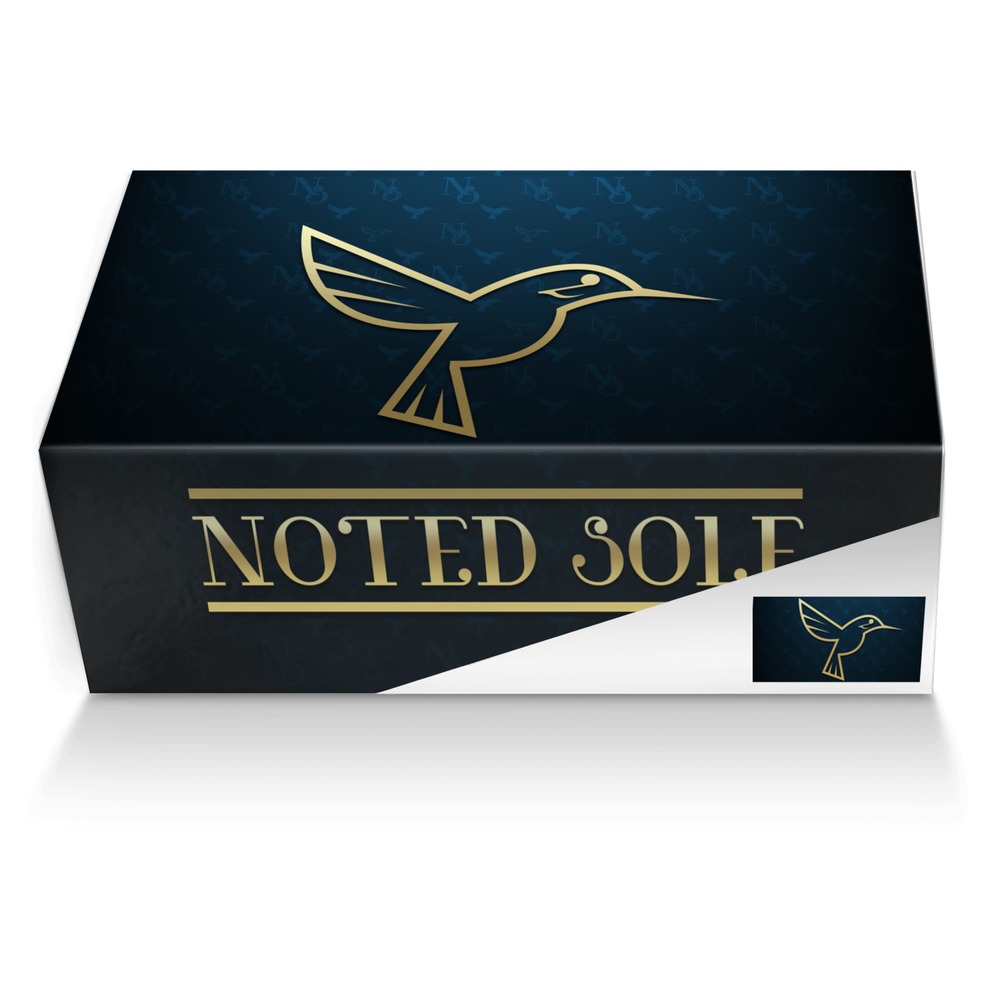 Blue Sole custom made shoe box Blue Sole artisan made in Italy shoes by Marcus Brooks