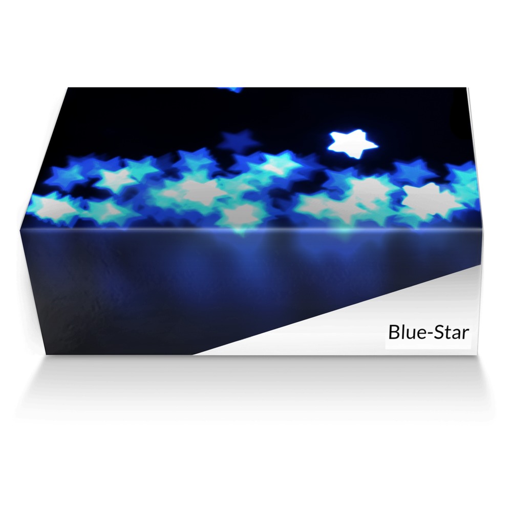 Blue-Stars custom made shoe box Blue-Stars artisan made in Italy shoes by Justin Miller
